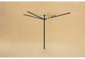 Antracitszürke kerti ruhaszárító 50 m Topspinner – Brabantia