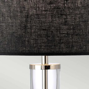 Elstead Lighting Orb ORB-CLEAR-PN-BLK Asztali lámpa 1x60W/E27