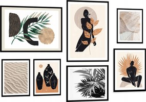 Giga Készlet 7db-os képek Nagy keretben KP164