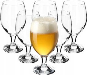 Sörös Pohár Üveg Magas Kehely 400 ml 6 db