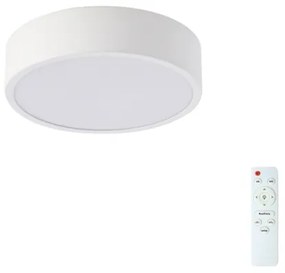 Brilagi - fényerőszabályozható LED lámpatest POOL LED/18W/230V 3000-6000K 20 cm fehér + távirányító