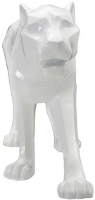 Fehér párduc 70x18x32,5cm