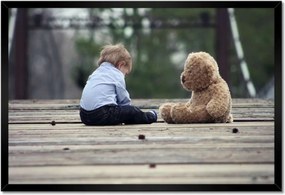 Poszterek keretben 60x40 Barátom mackó