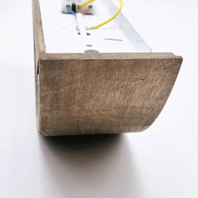 Brilagi - LED fali lámpa CARVALHO 1xE27/60W/230V tölgy-dió