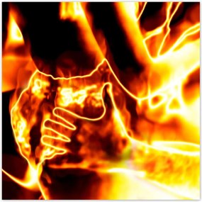 Poszterek 100x100 Lángoló szerelem Love