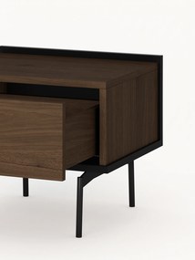 Zenar éjjeliszekrény fiókkal 50 cm - dió elegant / fekete