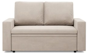 Zeus kanapé, bársony, hab töltet, egyenes kartámasz, bézs