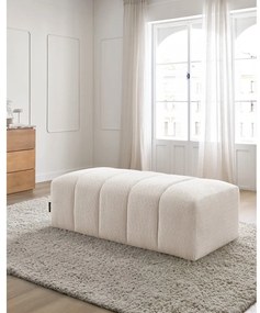 Fehér buklé lábtartó Annecy – Bobochic Paris