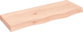 vidaXL kezeletlen tömör fa fürdőszobai pult 80x30x(2-6) cm