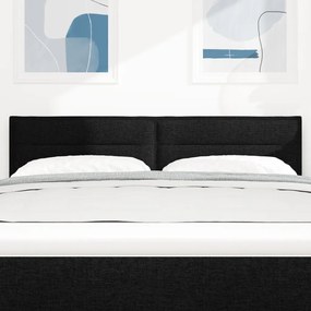 Fejtámla vonalas dizájn fekete 140 cm szövet
