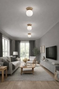 BRILAGI - Spotlámpa MILO ECRU 1xE27/60W/230V bézs/arany