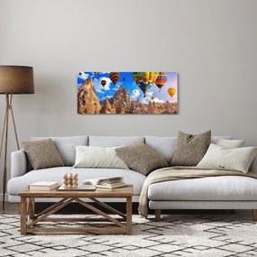 Kép - Hőlégballonok, Kappadókia, Törökország. (120x50 cm)