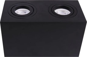 MAYTONI C017CL-02B ATOM Kocka Mennyezeti Lámpa Fekete GU10 IP20