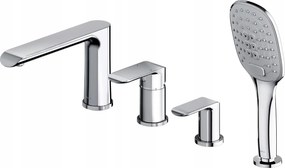 Kádtöltő Csaptelep 4 Lyukú Álló Króm Omnires