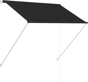 vidaXL feltekerhető antracitszürke napellenző 100 x 150 cm