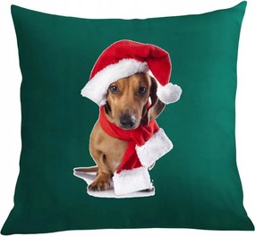 Párna párnahuzat Tacskó Karácsonyi ajándék