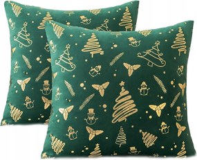 Velúr Díszpárnahuzat Karácsonyi 40X40 Karácsony