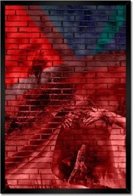 Poszterek keretben 40x60 Graffiti Utcaművészet