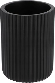 Stílusos fogkefetartó bögre fogkrém fekete Tendance