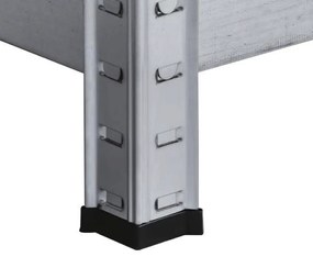 Nagy teherbírású sarokpolc 180x70x40-40 cm 175 kg króm