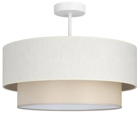 Felületre szerelt mennyezeti csillár NATIA 1xE27/60W/230V, krémszínű