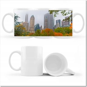 Central Park New York Usa fényképes bögre