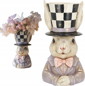 Húsvéti Nyuszi Nagy Figura 34cm Nyuszi Fej Váza Virágtartó
