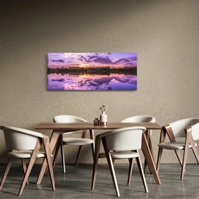 Lila ég képe (120x50 cm)