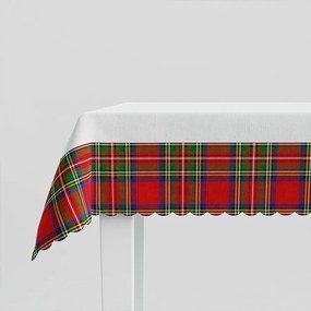 Abrosz karácsonyi vízálló 140x180 Nina piros skót