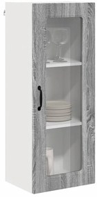 Fali konyhaszekrény Szürke Sonoma 40 x 31 x 100 cm Faanyag