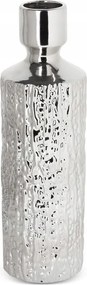 Dekorációs váza Erna 13x13x43 Eurofirany ezüst