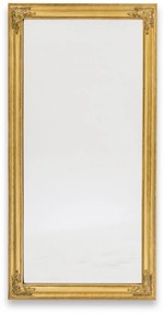 Antik jellegű faragott arany rámás fali tükör 132x72x2cm