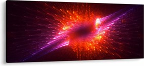 Modern tüskés absztrakció képe (120x50 cm)