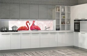 Fotótapéta Flamingók a természet bája otthon pasztell színek 250x60 +ragasztó