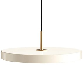 Krémszínű LED dimmelhető függőlámpa fém búrával ø 43 cm Asteria Plus Medium – UMAGE