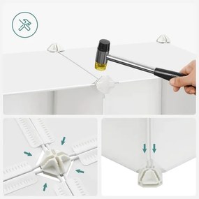 Gyerek moduláris szekrény színes ANET tárolódobozokkal