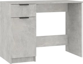 vidaXL betonszürke színű szerelt fa íróasztal 100 x 50 x 75 cm
