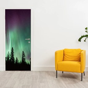 Fotótapéta ajtóra - Északi fény (95x205cm)