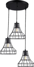 Prezent RIANO I. 61453 Függőlámpa 3x60W/E27 IP20