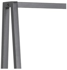 Fekete ruhatartó állvány kőrisfa dekorral Seaford – Actona