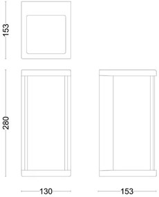 Philips - LED Kültéri fali lámpa ULYZO LED/12W/230V IP44