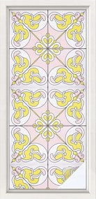 Szélvédőfólia Ablak Adatvédelem Absztrakt virágok 50x116