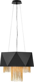 Elstead glamour modern függeszték zuma fekete arany elshk-zuma6-sbg