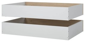 Natúr színű ágy alatti fiók szett 2 db-os 90x190-140x190 cm Naia – Tvilum