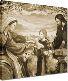 Vászonkép 40x40 Szent Család