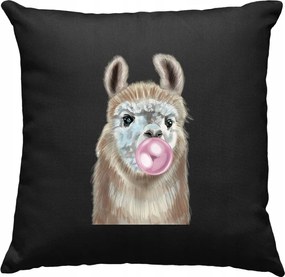 Alpaka Kedves Gyerek Párna 4 Fekete