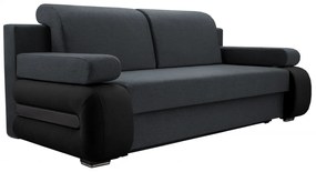 Tornillo kanapé, sötétszürke-fekete