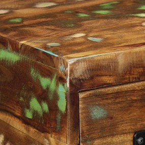 tömör újrahasznosított falra szerelhető TV-szekrény 60x30x19 cm