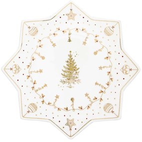 Christmas Lights porcelán tortatál 32cm, díszdobozban