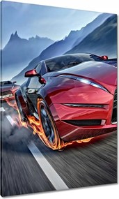 Vászonkép 70x100 Autóverseny